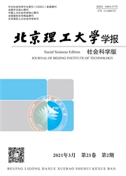 《北京理工大学学报：社会科学版》