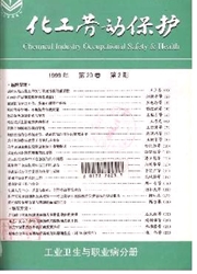 《化工劳动保护：工业卫生与职业病分册》