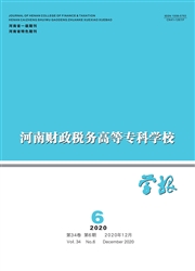 《河南财政税务高等专科学校学报》